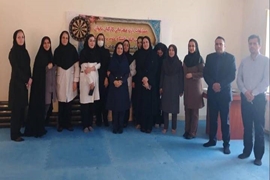 برگزاری مسابقات دارت به مناسبت هفته نیروی انتظامی 